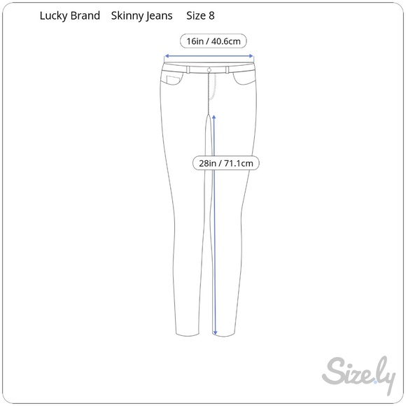 Lucky Brand Women's Jeans Size 8 - Brooke Legging - Picture 8 of 8